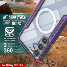 Load image into Gallery viewer, Punkcase S25+ Plus Armor Stealth Case Protective Military Grade Multilayer Cover [Purple]
