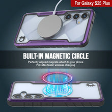 Load image into Gallery viewer, Punkcase S25+ Plus Armor Stealth Case Protective Military Grade Multilayer Cover [Purple]
