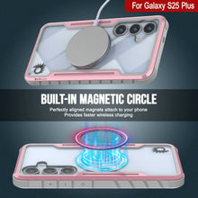 Load image into Gallery viewer, Punkcase S25+ Plus Armor Stealth Case Protective Military Grade Multilayer Cover [Rose-Gold]
