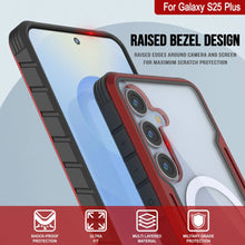 Load image into Gallery viewer, Punkcase S25+ Plus Armor Stealth Case Protective Military Grade Multilayer Cover [Red]
