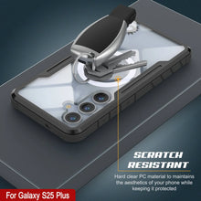Load image into Gallery viewer, Punkcase S25+ Plus Armor Stealth Case Protective Military Grade Multilayer Cover [Black]
