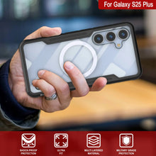 Load image into Gallery viewer, Punkcase S25+ Plus Armor Stealth Case Protective Military Grade Multilayer Cover [Black]
