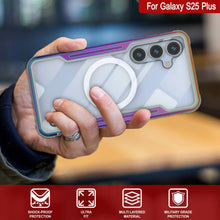 Load image into Gallery viewer, Punkcase S25+ Plus Armor Stealth Case Protective Military Grade Multilayer Cover [Rainbow]
