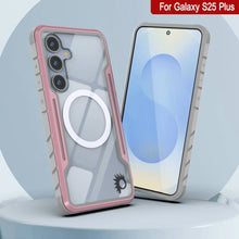 Load image into Gallery viewer, Punkcase S25+ Plus Armor Stealth Case Protective Military Grade Multilayer Cover [Rose-Gold]

