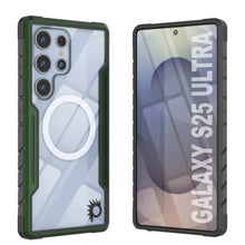 Load image into Gallery viewer, Punkcase S25 Ultra Armor Stealth Case Protective Military Grade Multilayer Cover [Dark Green]
