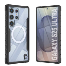 Load image into Gallery viewer, Punkcase S25 Ultra Armor Stealth Case Protective Military Grade Multilayer Cover [Black]
