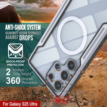 Load image into Gallery viewer, Punkcase S25 Ultra Armor Stealth Case Protective Military Grade Multilayer Cover [White]
