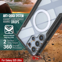 Load image into Gallery viewer, Punkcase S25 Ultra Armor Stealth Case Protective Military Grade Multilayer Cover [Black]
