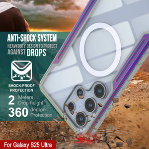 Punkcase S25 Ultra Armor Stealth Case Protective Military Grade Multilayer Cover [Rainbow]
