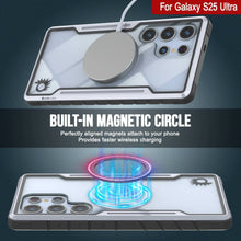 Load image into Gallery viewer, Punkcase S25 Ultra Armor Stealth Case Protective Military Grade Multilayer Cover [White]
