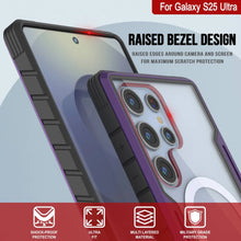 Load image into Gallery viewer, Punkcase S25 Ultra Armor Stealth Case Protective Military Grade Multilayer Cover [Purple]
