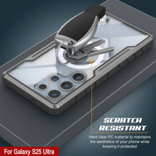 Load image into Gallery viewer, Punkcase S25 Ultra Armor Stealth Case Protective Military Grade Multilayer Cover [Grey-Black]
