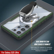 Load image into Gallery viewer, Punkcase S25 Ultra Armor Stealth Case Protective Military Grade Multilayer Cover [Dark Green]
