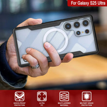 Load image into Gallery viewer, Punkcase S25 Ultra Armor Stealth Case Protective Military Grade Multilayer Cover [Black]
