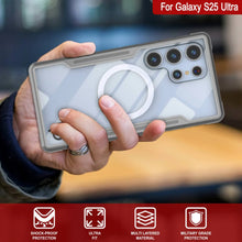 Load image into Gallery viewer, Punkcase S25 Ultra Armor Stealth Case Protective Military Grade Multilayer Cover [Grey]
