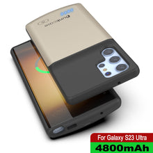 Load image into Gallery viewer, PunkJuice S23 Ultra Battery Case Silver - Portable Charging Power Juice Bank with 4800mAh
