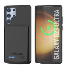 Load image into Gallery viewer, PunkJuice S24 Ultra Battery Case Black - Portable Charging Power Juice Bank with 4500mAh
