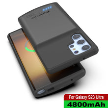 Load image into Gallery viewer, PunkJuice S24 Ultra Battery Case Grey - Portable Charging Power Juice Bank with 4500mAh
