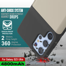 Load image into Gallery viewer, PunkJuice S23 Ultra Battery Case Silver - Portable Charging Power Juice Bank with 4800mAh
