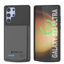 Load image into Gallery viewer, PunkJuice S24 Ultra Battery Case Grey - Portable Charging Power Juice Bank with 4500mAh
