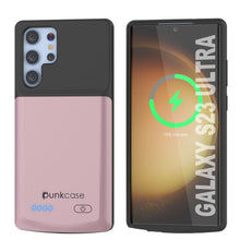 Load image into Gallery viewer, PunkJuice S24+ Plus Battery Case Rose-Gold - Portable Charging Power Juice Bank with 5000mAh
