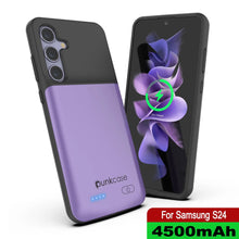 Load image into Gallery viewer, PunkJuice S24 Battery Case Purple - Portable Charging Power Juice Bank with 4500mAh
