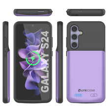 Load image into Gallery viewer, PunkJuice S24 Battery Case Purple - Portable Charging Power Juice Bank with 4500mAh
