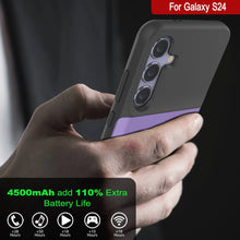 Load image into Gallery viewer, PunkJuice S24 Battery Case Purple - Portable Charging Power Juice Bank with 4500mAh
