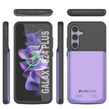 Load image into Gallery viewer, PunkJuice S24+ Plus Battery Case Purple - Portable Charging Power Juice Bank with 5000mAh
