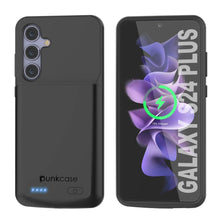 Load image into Gallery viewer, PunkJuice S24+ Plus Battery Case Black - Portable Charging Power Juice Bank with 5000mAh
