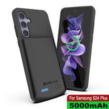 Load image into Gallery viewer, PunkJuice S24+ Plus Battery Case Black - Portable Charging Power Juice Bank with 5000mAh
