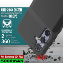 Load image into Gallery viewer, PunkJuice S24+ Plus Battery Case Black - Portable Charging Power Juice Bank with 5000mAh
