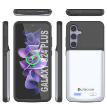 Load image into Gallery viewer, PunkJuice S24+ Plus Battery Case White - Portable Charging Power Juice Bank with 5000mAh
