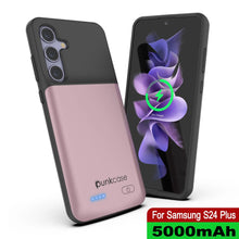 Load image into Gallery viewer, PunkJuice S24+ Plus Battery Case Rose-Gold - Portable Charging Power Juice Bank with 5000mAh
