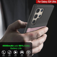 Load image into Gallery viewer, PunkJuice S24 Ultra Battery Case Rose-Gold - Portable Charging Power Juice Bank with 4500mAh
