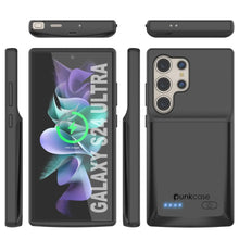 Load image into Gallery viewer, PunkJuice S24 Ultra Battery Case Black - Portable Charging Power Juice Bank with 4500mAh
