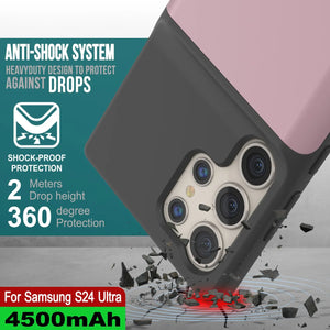 PunkJuice S24 Ultra Battery Case Rose-Gold - Portable Charging Power Juice Bank with 4500mAh