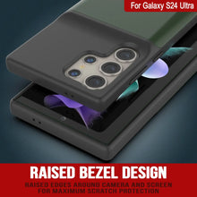 Load image into Gallery viewer, PunkJuice S24 Ultra Battery Case Green - Portable Charging Power Juice Bank with 4500mAh
