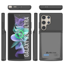 Load image into Gallery viewer, PunkJuice S24 Ultra Battery Case Grey - Portable Charging Power Juice Bank with 4500mAh

