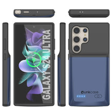 Load image into Gallery viewer, PunkJuice S24 Ultra Battery Case Blue - Portable Charging Power Juice Bank with 4500mAh
