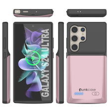 Load image into Gallery viewer, PunkJuice S24 Ultra Battery Case Rose-Gold - Portable Charging Power Juice Bank with 4500mAh
