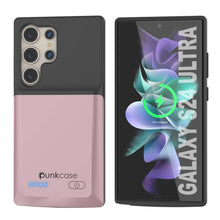 Load image into Gallery viewer, PunkJuice S24 Ultra Battery Case Rose-Gold - Portable Charging Power Juice Bank with 4500mAh
