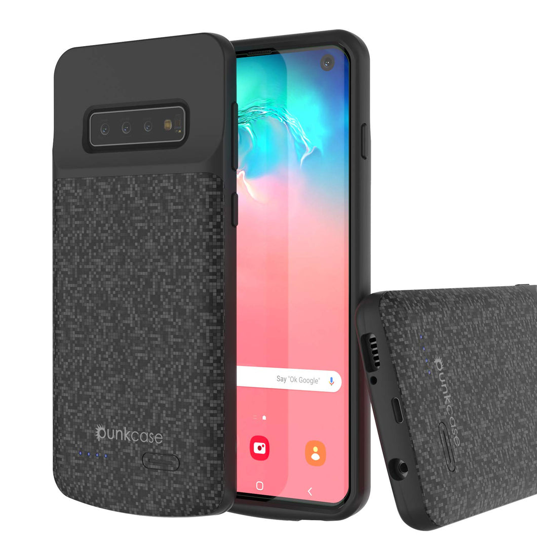 PunkJuice S10 Battery Case Black - Fast Charging Power Juice Bank with 4700mAh