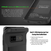 Load image into Gallery viewer, PunkJuice S10 Battery Case Reg. Black - Fast Charging Power Juice Bank with 4700mAh
