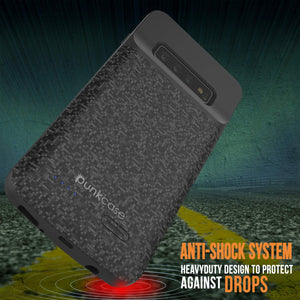 PunkJuice S10 Battery Case Black - Fast Charging Power Juice Bank with 4700mAh