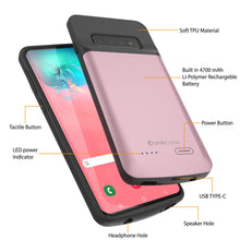Load image into Gallery viewer, PunkJuice S10 Battery Case Rose - Fast Charging Power Juice Bank with 4700mAh
