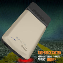 Load image into Gallery viewer, PunkJuice S10+ Plus Battery Case Gold - Fast Charging Power Juice Bank with 5000mAh
