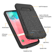 Load image into Gallery viewer, PunkJuice S10e Battery Case Black - Fast Charging Power Juice Bank with 4700mAh
