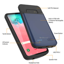 Load image into Gallery viewer, PunkJuice S10e Battery Case Reg. Blue - Fast Charging Power Juice Bank with 4700mAh
