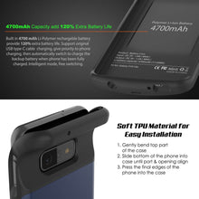 Load image into Gallery viewer, PunkJuice S10e Battery Case Reg. Blue - Fast Charging Power Juice Bank with 4700mAh
